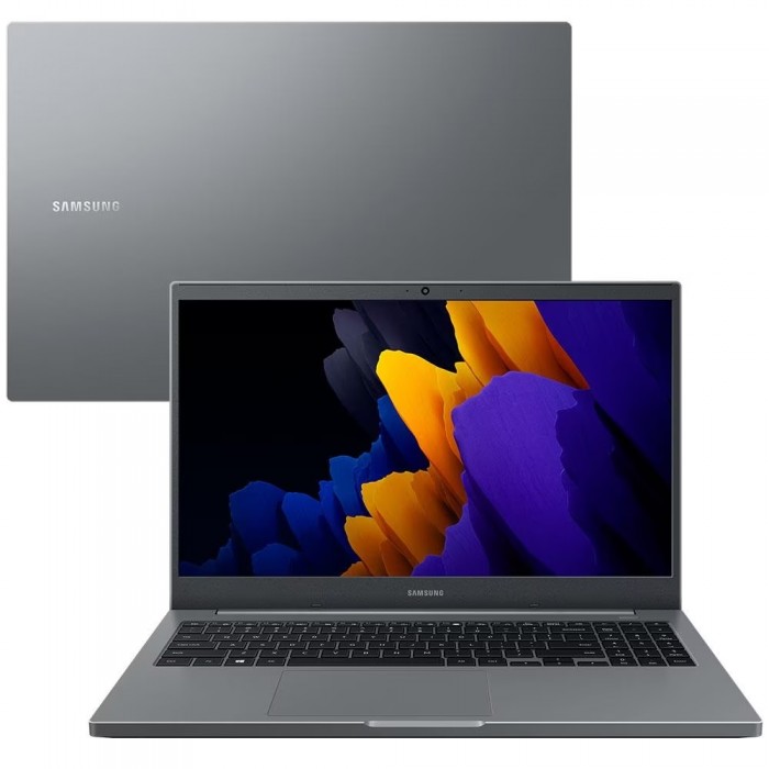 Notebook Samsung Core i3-1115G4 4GB 256GB SSD Tela Full HD 15.6” Windows 11 Book NP550XDA-KV3BR